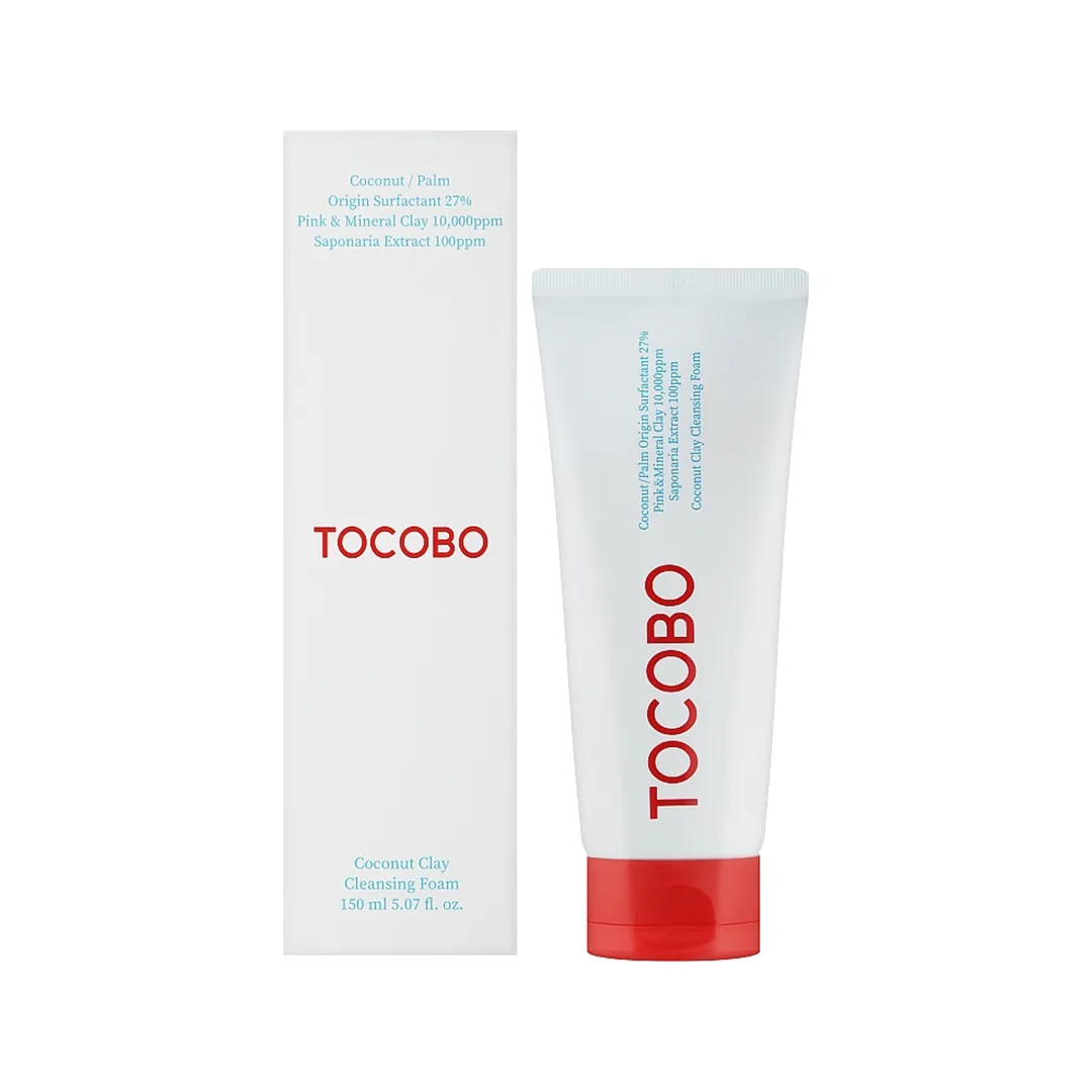 فوم پاک کننده صورت خاک رس و نارگیل توکوبو مدل Coconut Clay