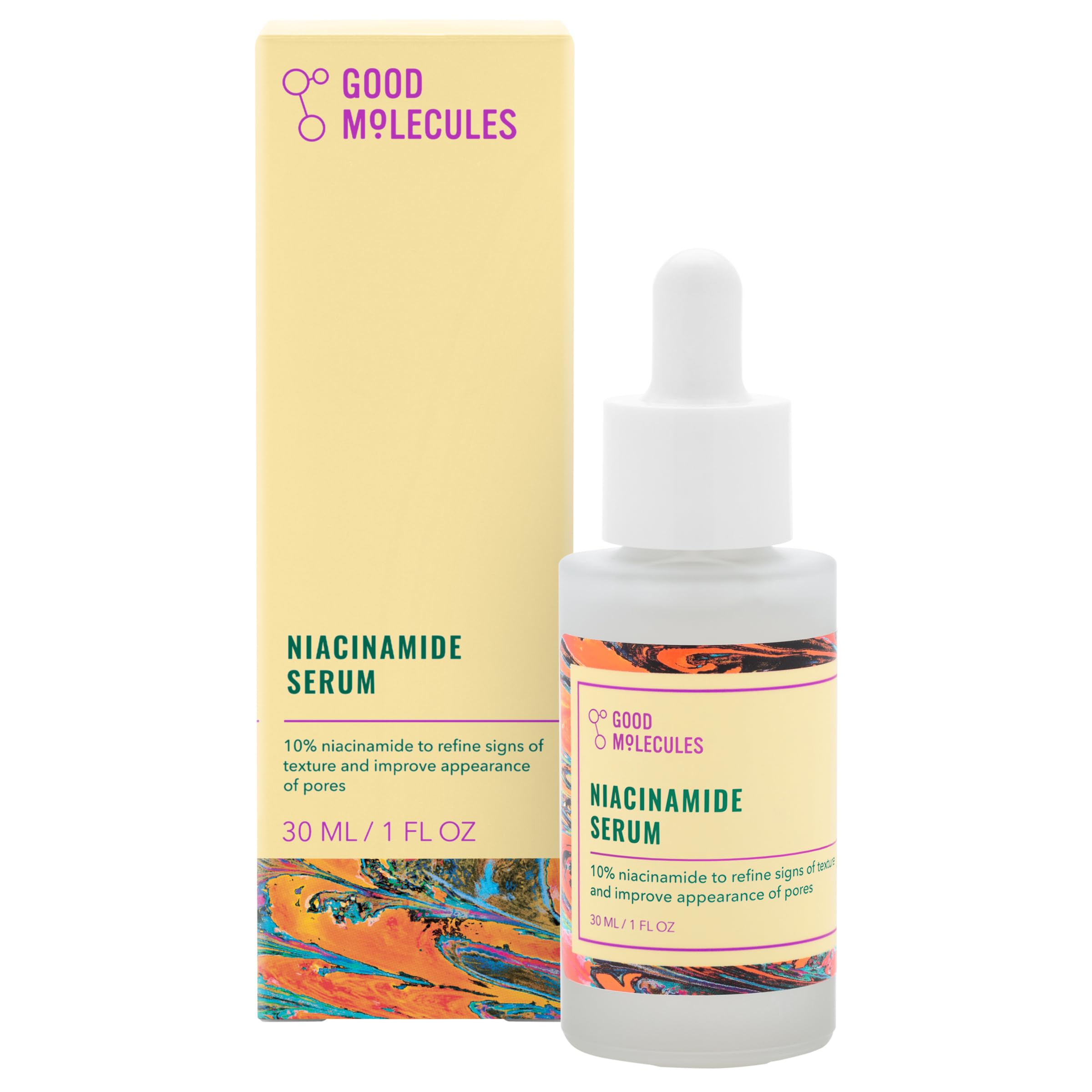 سرم نیاسینامید گود مولکولز ۱۰٪ (Good Molecules Niacinamide Serum) حجم ۳۰ میلی‌لیتر